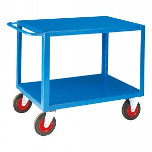Very Heavy Duty Tray Trolley Table 2 Tier 500kg Capacity